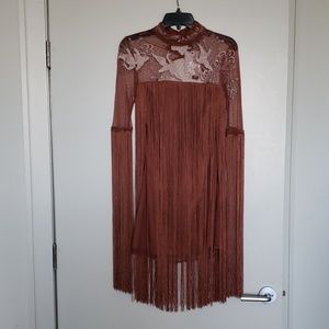 Asos Fringe Minidress